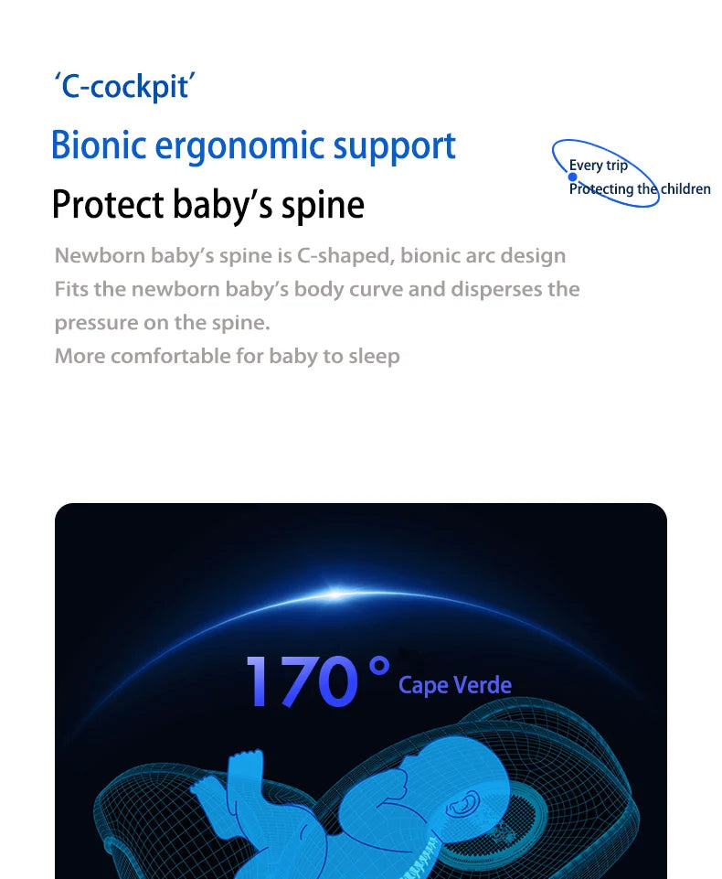 360° drehbarer Kindersitz mit einziehbarer Stützstange, Anti-Kipp-Bein, ISOFIX-Befestigungssystem, Dual-SIP-Seitenstoßmodul, integriertem Skelettgehäuse, vorwärts- und rückwärtsgerichteter Multifunktions-Kindersitz