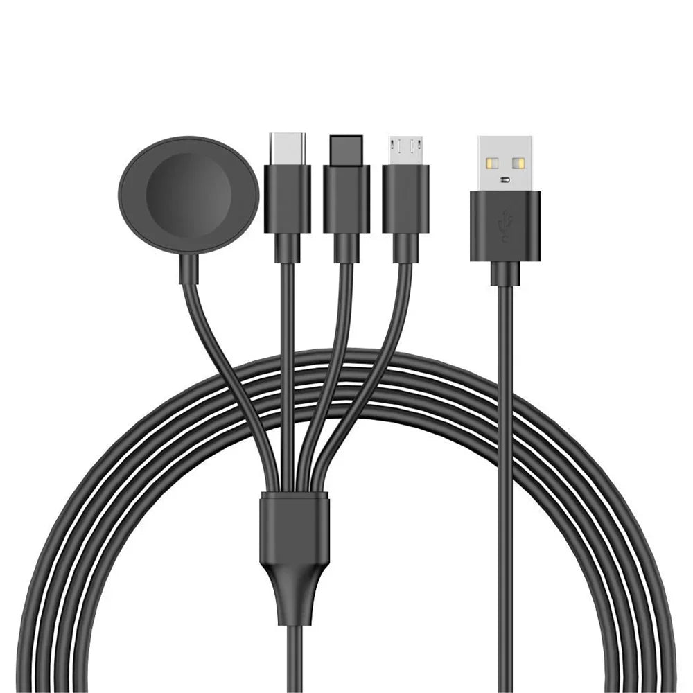 4 in 2 Ladekabel für alle Handy Geräte geeignet sowohl auch für die Apple Watch