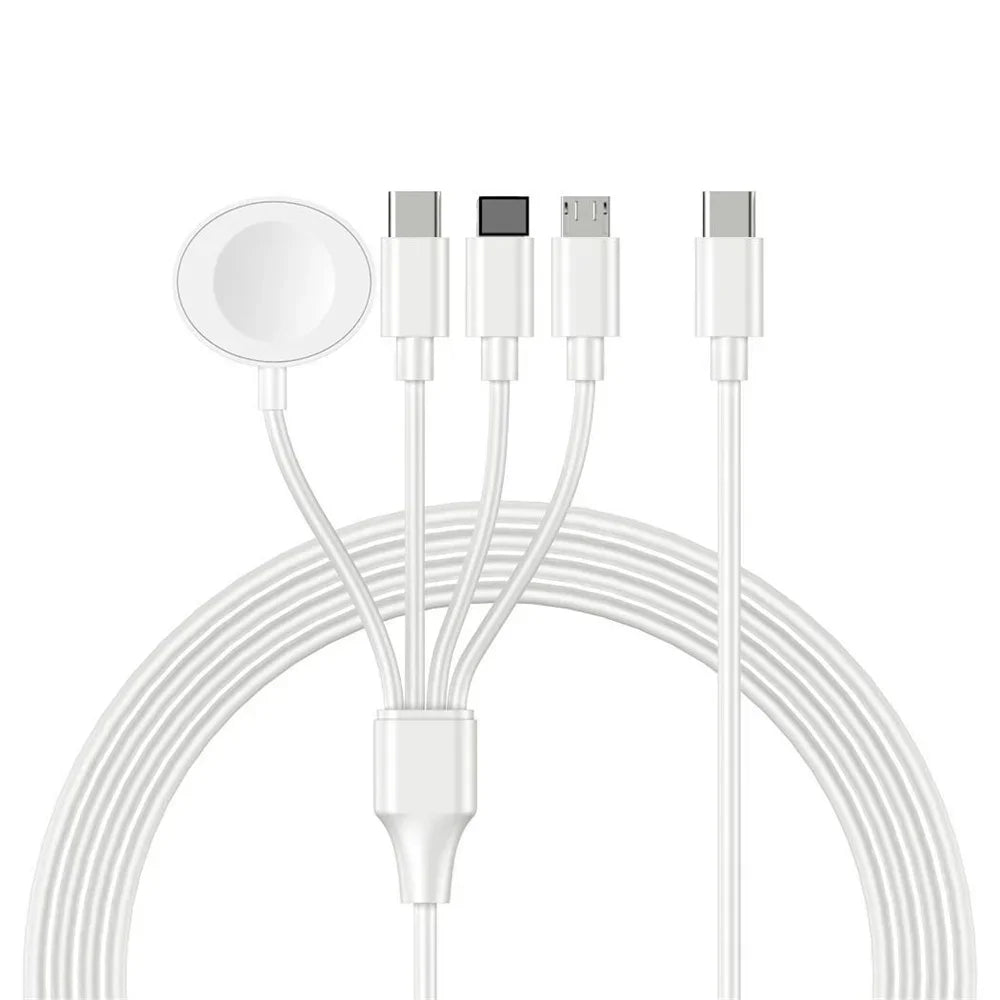 4 in 2 Ladekabel für alle Handy Geräte geeignet sowohl auch für die Apple Watch