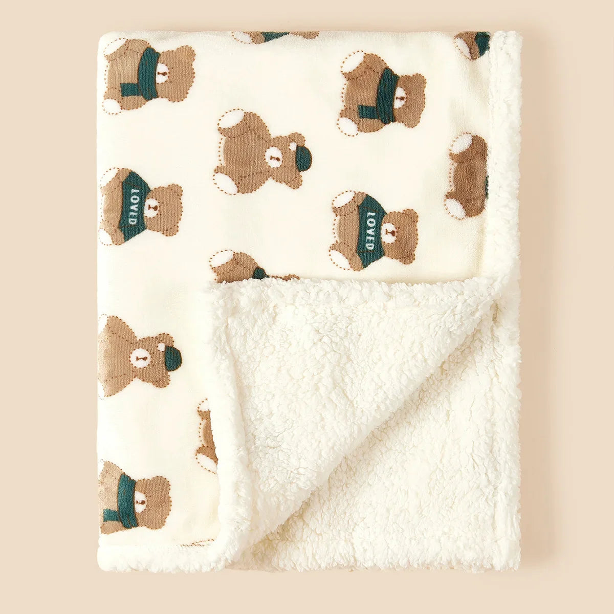 Winter Baby Decke Baby Swaddle Wrap Flanell Lamm Fleece Warme Quilt für Neugeborene Bettwäsche Weiche Baby Kinderwagen Decke Manta Bebe