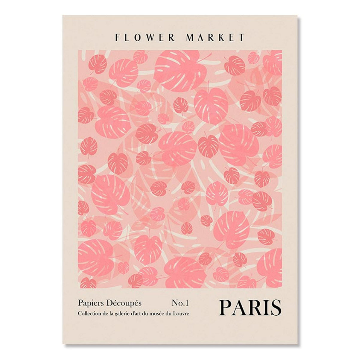 Poster Blumen Markt Botanische Bilder New York Paris Madrid London und Amsterdam als Deko Print ohne Rahmen-7
