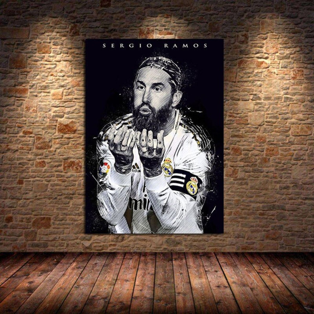 Poster Fußball Christiano Ronaldo und Messi  als Deko Print ohne Rahmen-8